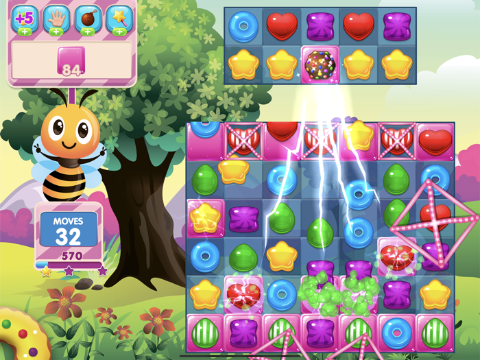 Bee Rush Match 3 Candy Puzzle