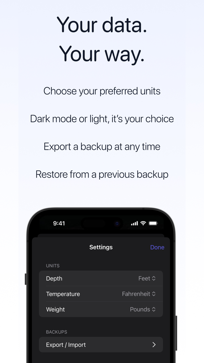EveryDive - Scuba Logbook