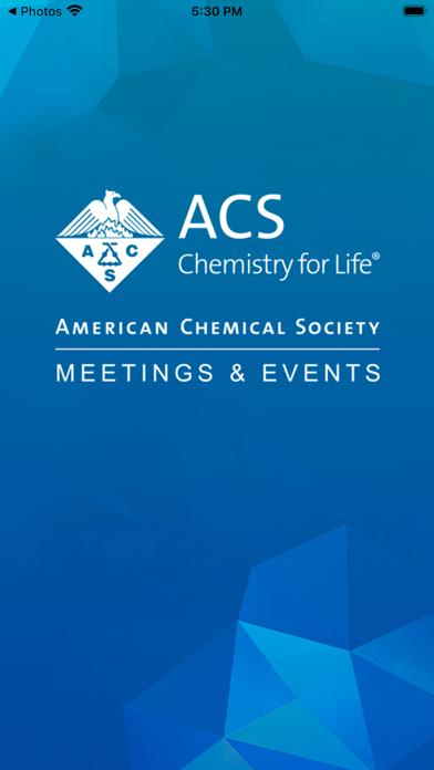 ACS Meetings & Events Screenshot