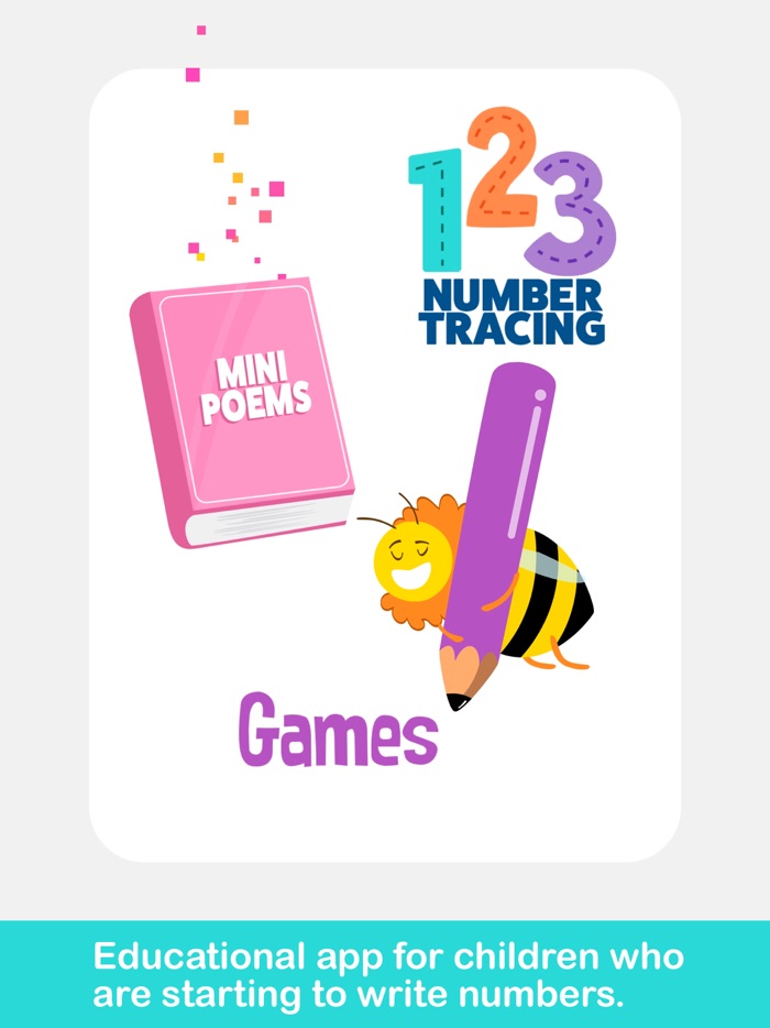 Tracing numbers for preschool