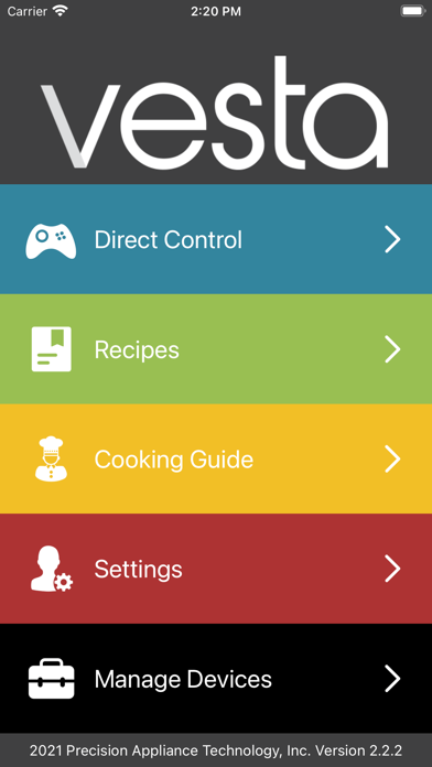 Vesta Sous Vide Screenshot