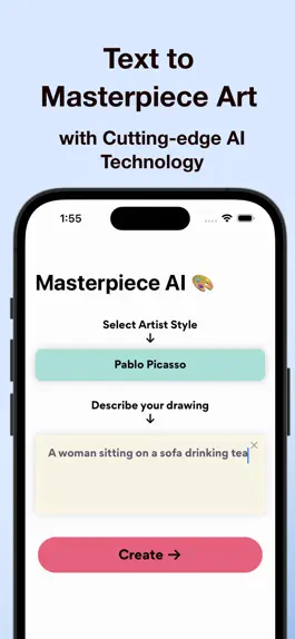Game screenshot Masterpiece AI Art Generator apk