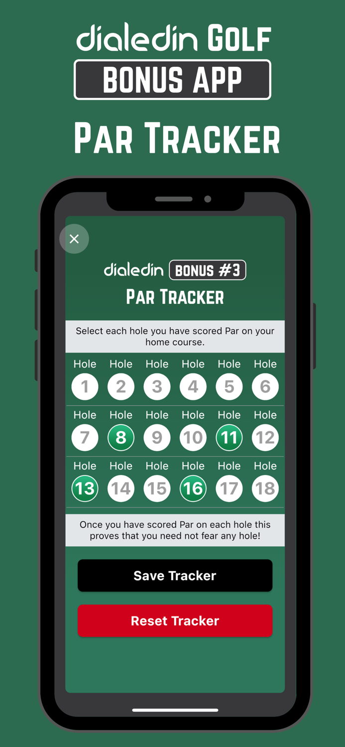 Dialedin Bonus Golf App
