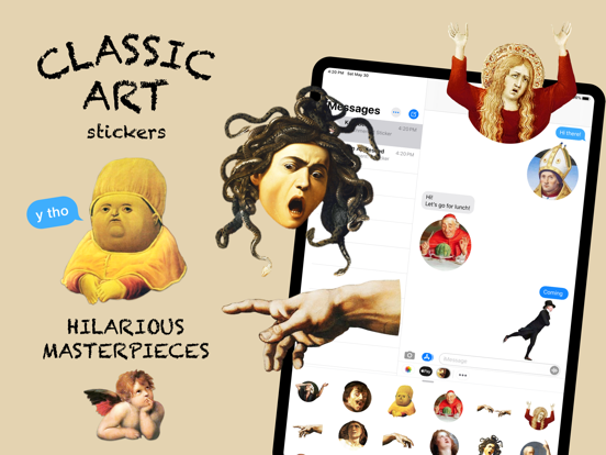 Screenshot #1 for Classic Art Stickers