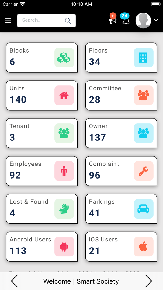 #2. Admin ParkMate Kavach (iOS) Podle: Communities Heritage Private Limited
