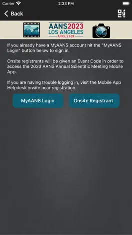 Game screenshot AANS Events apk