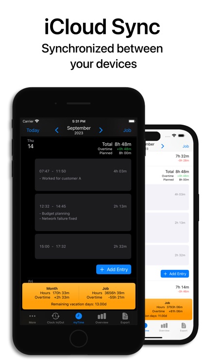 Hours Tracker & Time: myTime