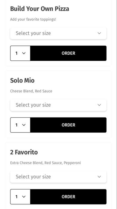 Pizza Mia Bedford Screenshot