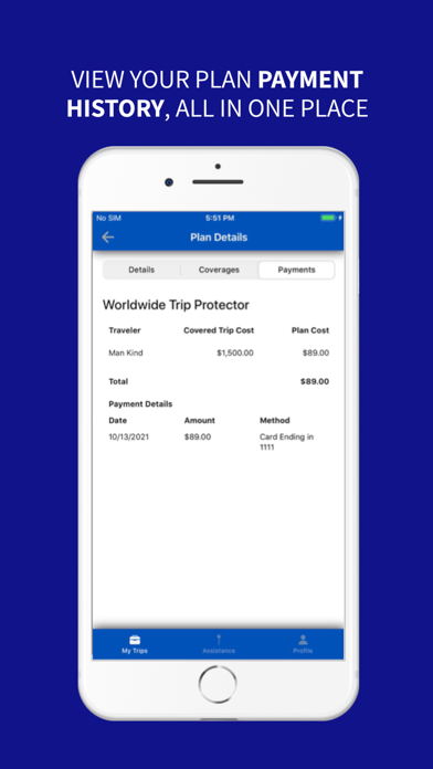 Travel Insured Screenshot