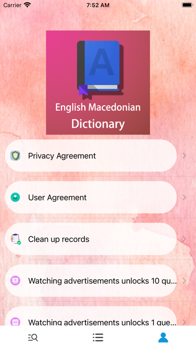 EnglishMacedonian-Dictionary Screenshot