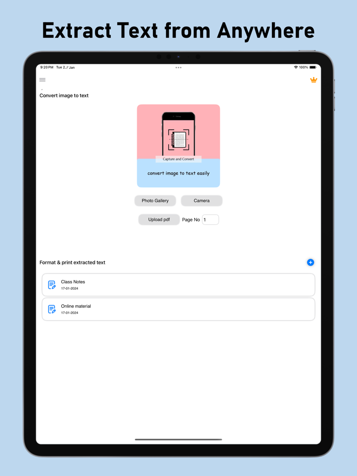 Picture to text Image Scanner