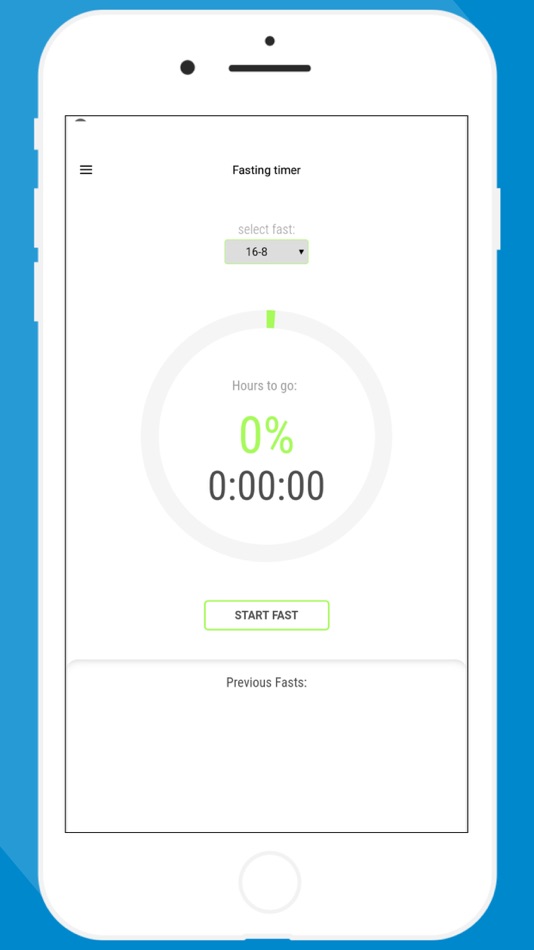 intermittent fasting App - 1.0 - (iOS)