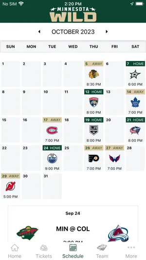 Minnesota Wild screenshot 3