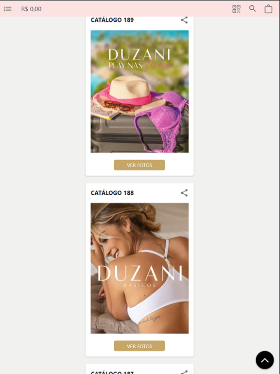 Screenshot #4 pour Aplicativo Catálogo Duzani