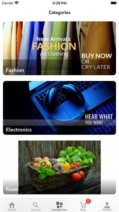 Opencart Hyperlocal App Screenshot