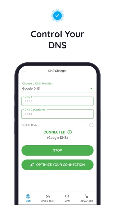 DNS & IP Changer - Secure VPN Screenshot
