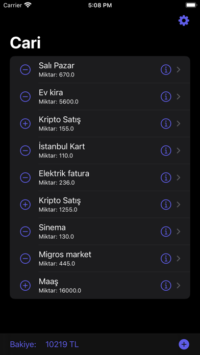 Hesap Kitaplar Screenshot