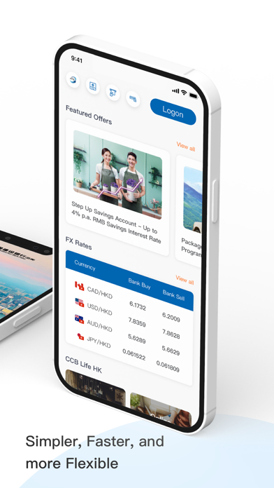 CCB (HK&MO) Mobile App Screenshot