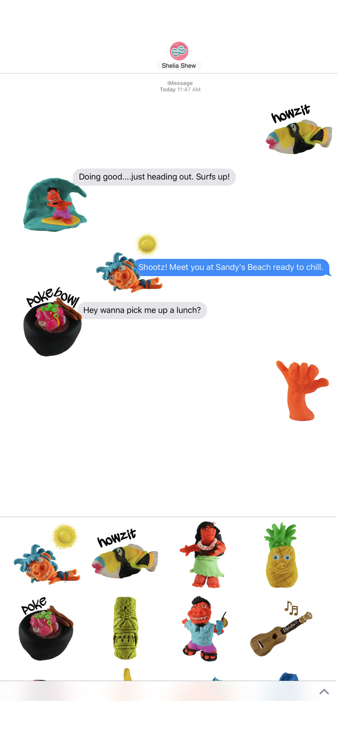 Aloha Hawaii Stickers