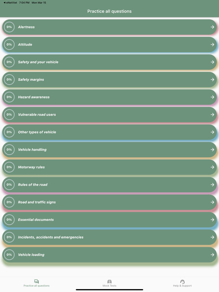 UK Driving Theory Test VN