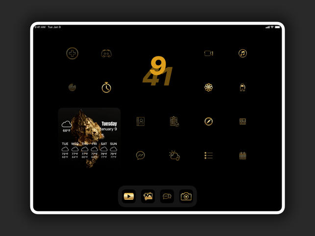 ‎Brass - Icon Themes & Widgets Screenshot