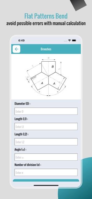 flat layout calculator