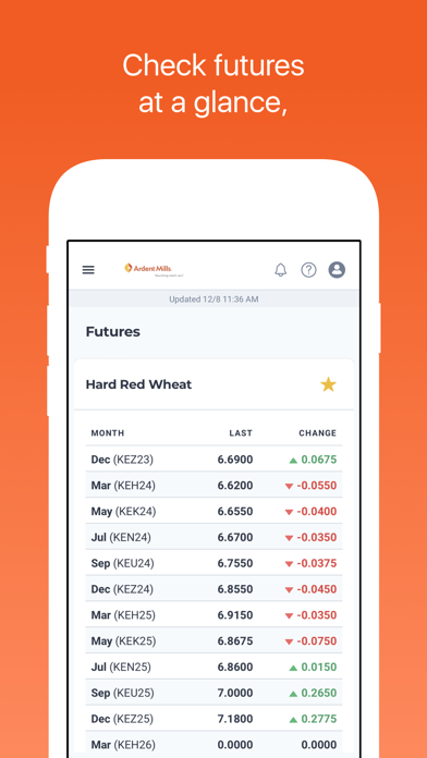 Ardent Mills® US Grain Screenshot