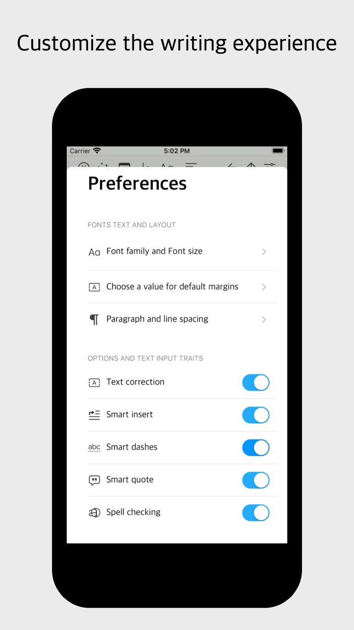 Characters - Plain text editor