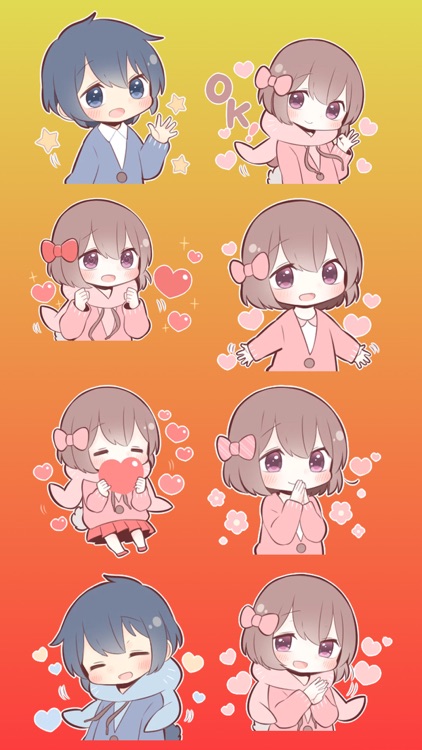 Couple in love Stickers part 3