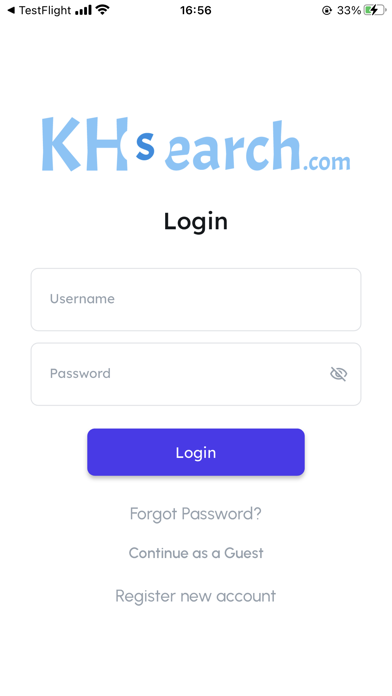 KhSearch App Screenshot