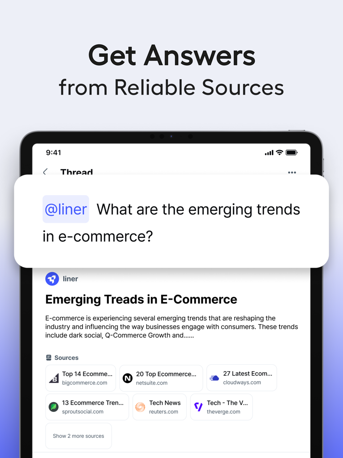 LINER Powered by ChatGPT