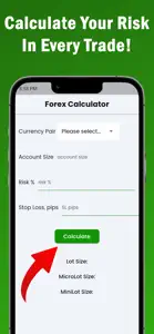 Pip Calculator Forex Trading screenshot #1 for iPhone