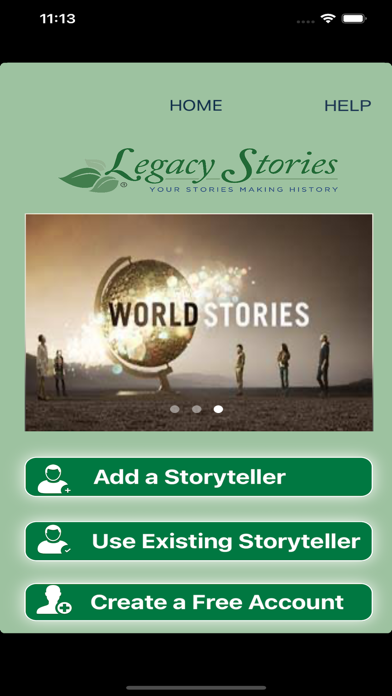 Legacy Stories Screenshot