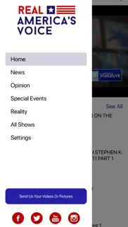 real america’s voice news iphone screenshot 1