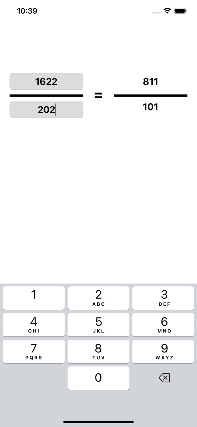 Simplify Fractions - Simple