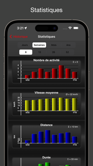 Screenshot #3 pour Fitmeter Bike - GPS vélo