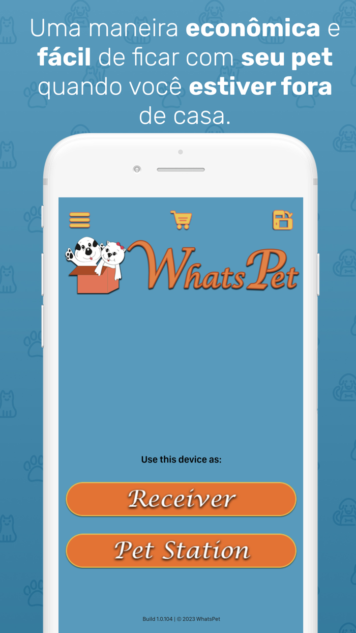 WhatsPet App Câmera para Cães