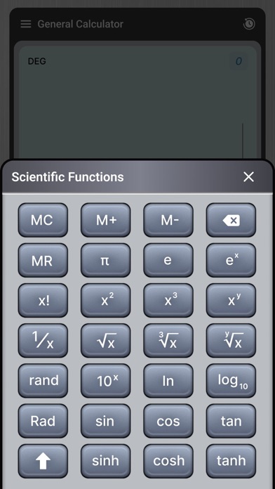 Scientific Calculator * Screenshot