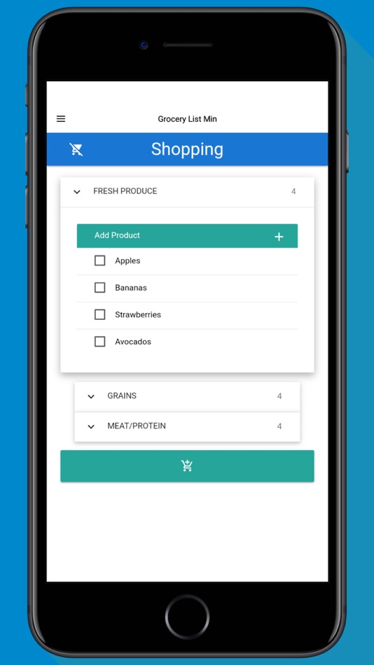 Grocery List App. - 1.0 - (iOS)