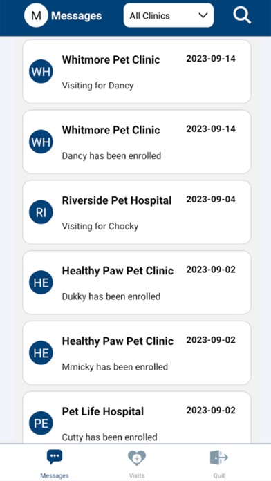VetNvet Client Connect Screenshot