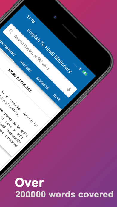 English Hindi Dictionary Pro Screenshot