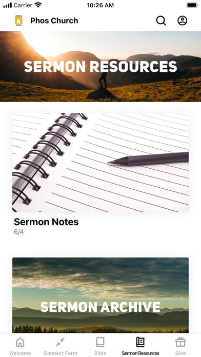 Phos Community Church Screenshot
