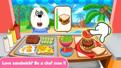 Wolfoo Cooking Game - Sandwich Screenshot