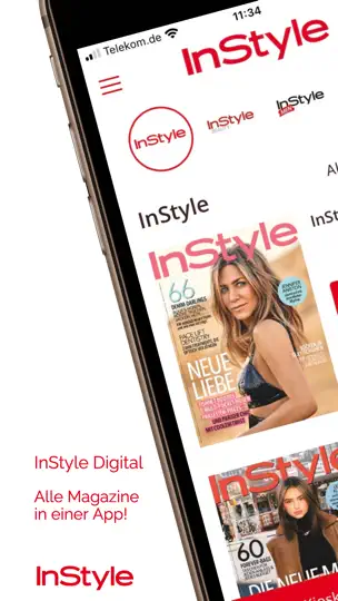 Screenshot von Instyle E-Paper App auf dem iPhone 1