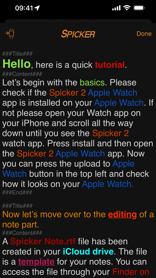 #2. Spicker 2 Watch Notes (iOS) 由: Nicolo Stanciu