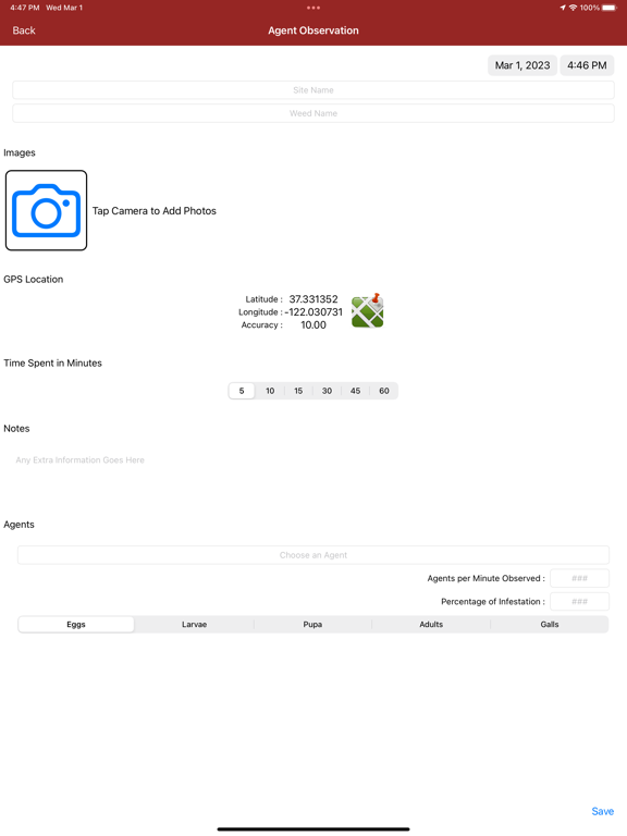 Screenshot #6 pour EDDMapS Biocontrol
