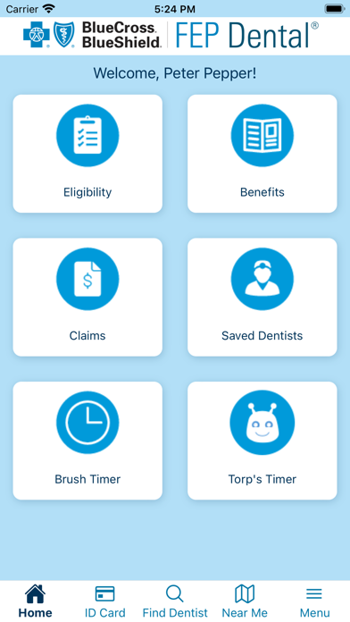BCBS FEP Dental Screenshot