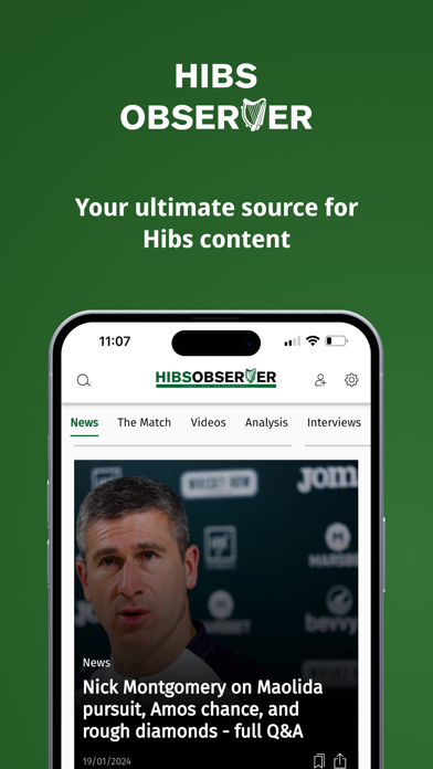 Hibs Observer Screenshot