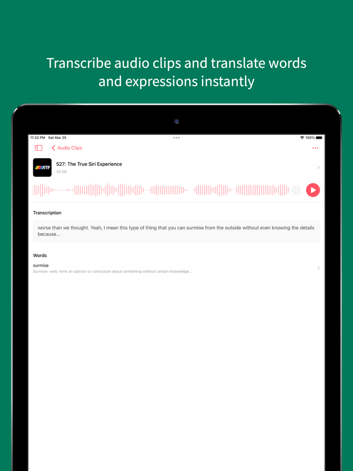 PodLingo Learn with Podcasts