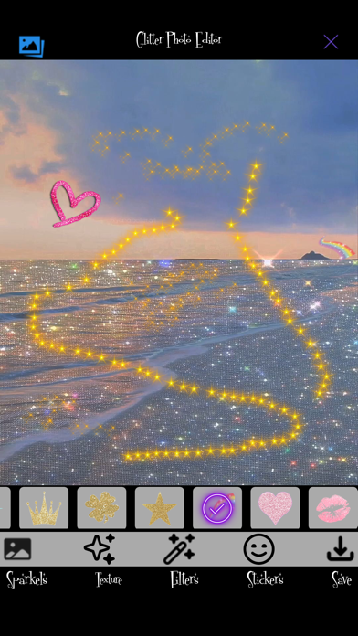 Girl Glitter Wallpaper - HD Screenshot